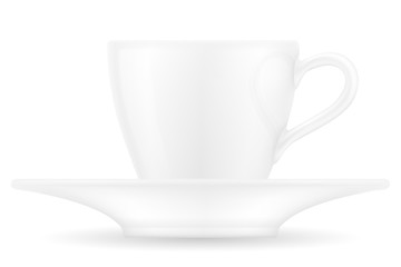 cup for coffee and tea stock vector illustration