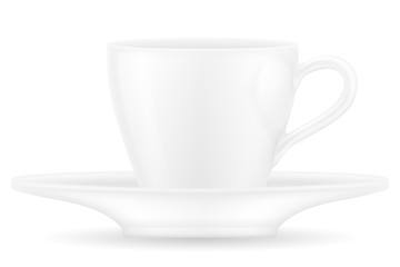 cup for coffee and tea stock vector illustration