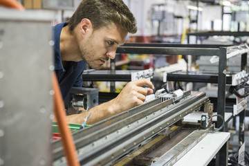 Man working in factory