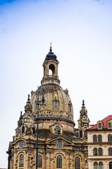 Fototapeta na wymiar antique building view in Dresden, Germany
