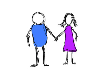 Relationship Boy And Girl Holding Hands Drawing Relationship Boy And Girl Holding Hands Drawing