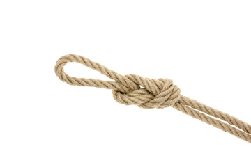 nautical rope with knot