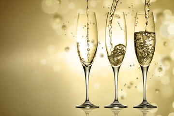 gold champagne