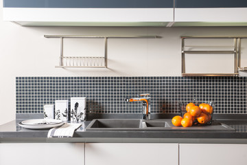 Fototapeta na wymiar modern kitchen interior style