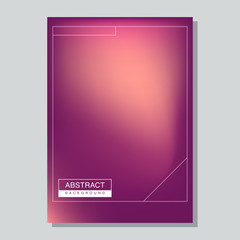 Abstract Minimalist Poster Template Design