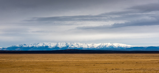 Snow-capped mountains