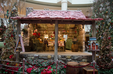 A Hut and other Christmas Decorations 