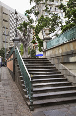 Stairs in Santa Cruz de Tenerife. Canary Islands. Spain