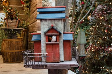 Bird House Christmas Decorations