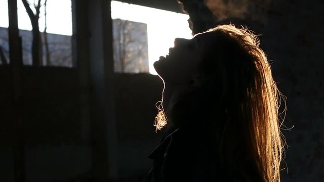 attractive woman singing song