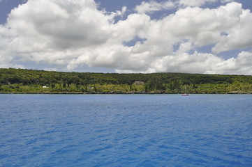 Fototapeta na wymiar A View of Mare Island, New Caledonia