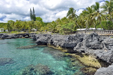 Obraz premium Lagoon on Mare Island, New Caledonia