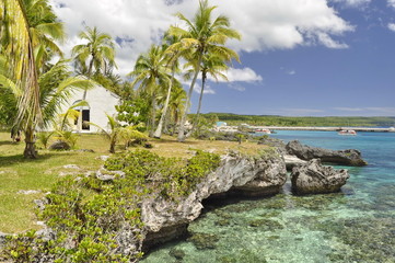 Lagoon on Mare Island, New Caledonia
