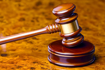 judge gavel of a judge in court