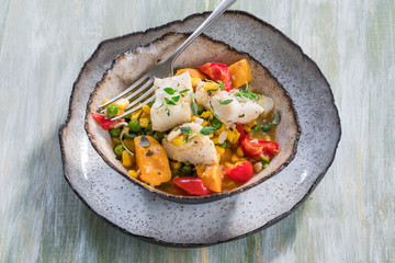 Fish stew with vegetables