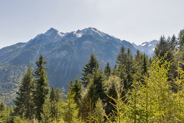 Alpine landscape in Western Carinthia, Austria.