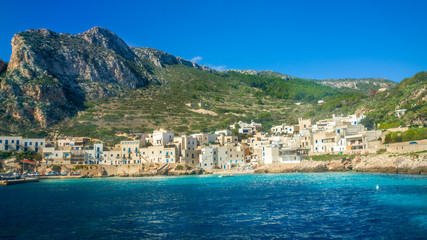 Levanzo island, Egades island, Sicily Italy