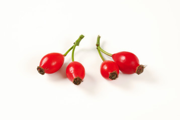ripe rose hips