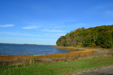 Stunning view of the landscape of the parks''s coast