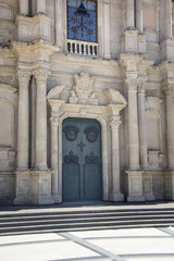 Obraz premium detail church entrance Acireale Sicily
