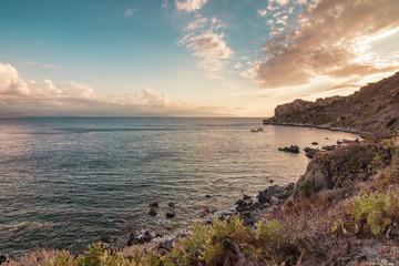 Fototapeta na wymiar Atmosphere of Sicily 