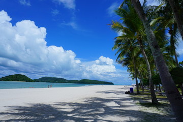 The Pantai Cenang beach, Langkawi island, Malaysia