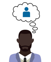 Mann überlegt - Avatar