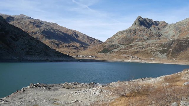 Monte Spluga lago artificiale