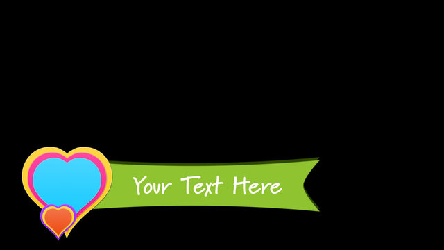 Concentric Bright Hearts Lower Third