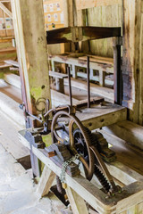old sawmill in the French Alps