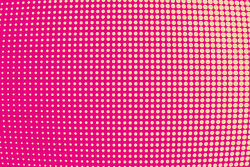 Abstract monochrome halftone pattern. Comic background. Dotted backdrop with circles, dots, point. Purple, pink color