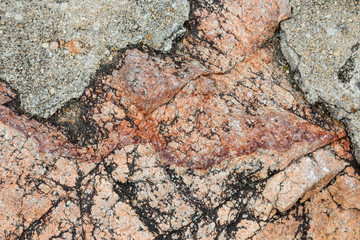 Textured Rock at the Beach