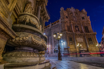 I Quattro canti, città di Palermo IT