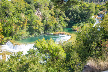 Nationalpark Krka Wasserfälle im September
