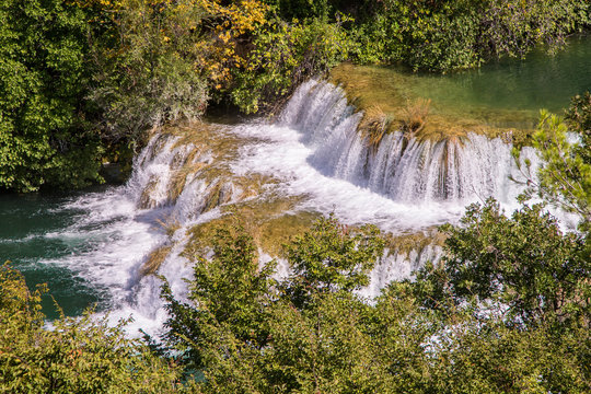 Nationalpark Krka Wasserfälle im September