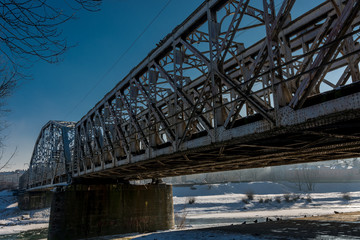 Most kolejowy na Rzece San w Przemyślu