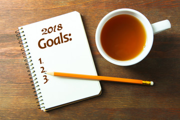 goals for 2018 and a cup of coffee
