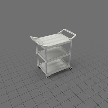 Rolling utility cart