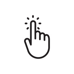 Fototapeta premium Click hand icon