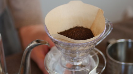 ペーパードリップ　コーヒー