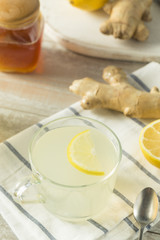 Healthy Homemade Lemon Ginger Tea