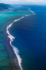 Fototapeta na wymiar big reef of French Polynesia 