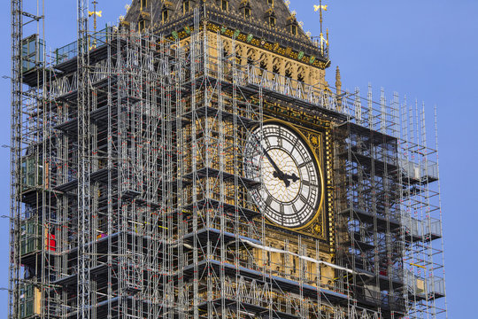 Fototapeta Restoration of the Houses of Parliament