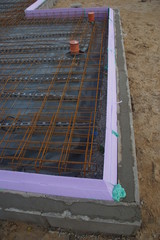 Obraz premium Baustahlmatten in Schalung