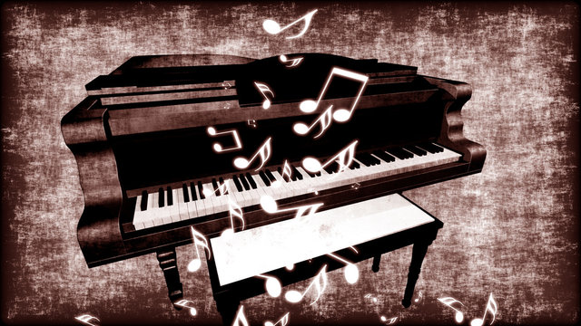 Old Grungy Piano