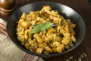 Savory Homemade Thanksgiving Stuffing