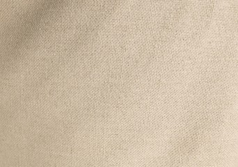 Fototapeta na wymiar Close Up Background Pattern of Beige Textile Texture