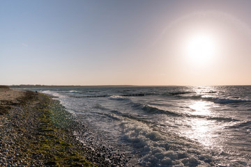 stürmischer tag an der ostsee