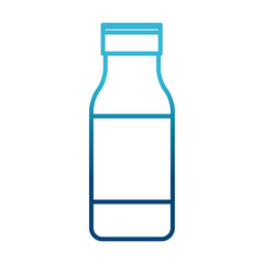 Container bottle isolated