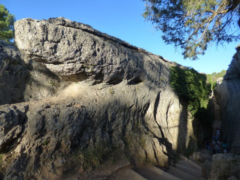 Ciudad encantada,paraje natural en la serriania de Cuenca, Castilla la Mancha